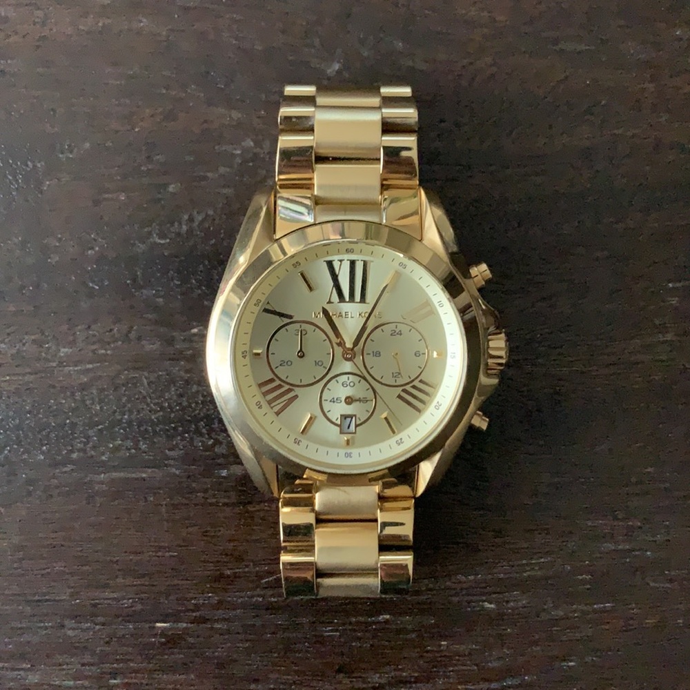 Michael Kors Bradshaw Gold-Tone Watch